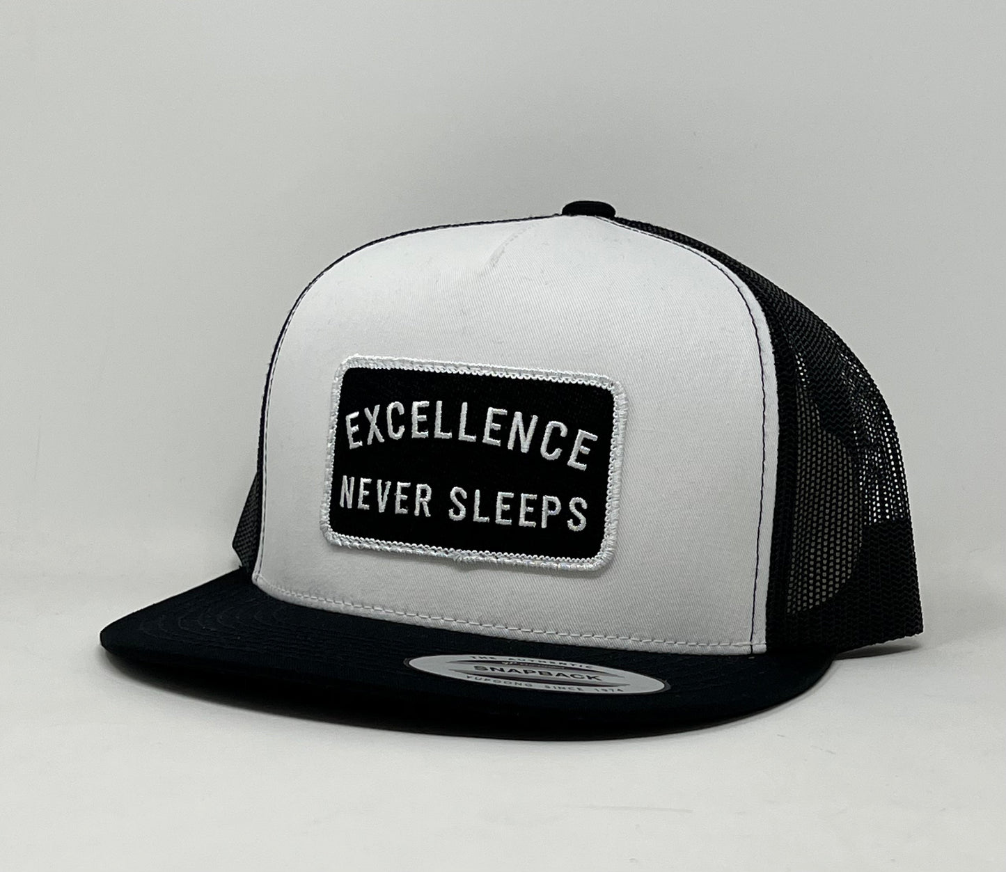 ENS High Profile Flat Bill Classic Trucker Snapback
