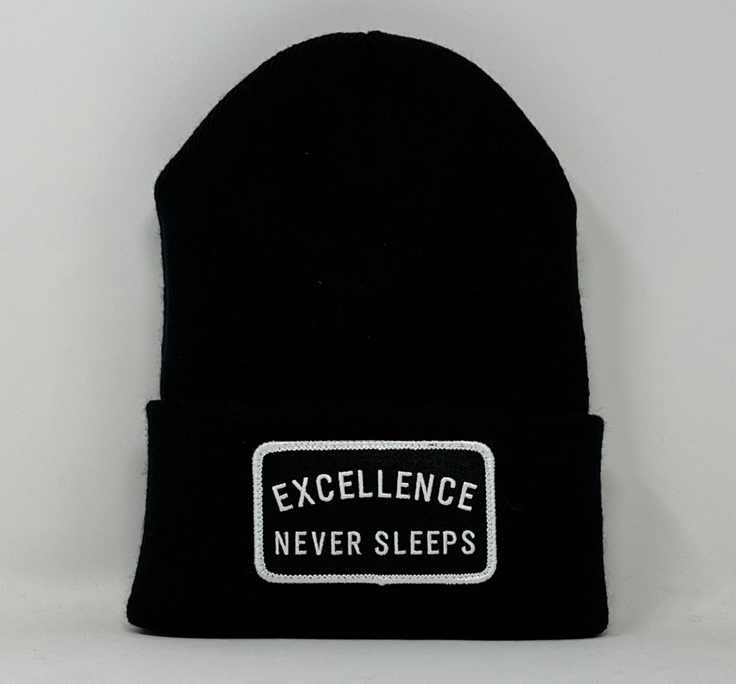 ENS Ribbed Cuffed Knit Beanie